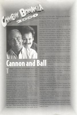 Brochure Cannon and Ball article