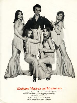 Graham Maclean and his dancers