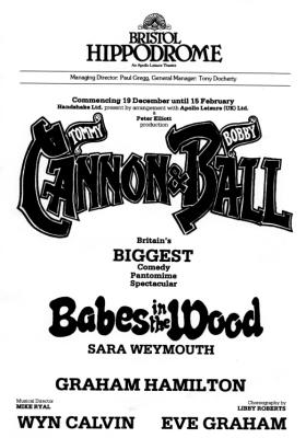 1985 pantomime flyer