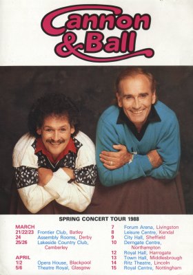 1988 Spring Tour Flyer