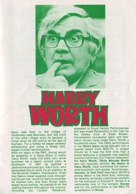 Harry Worth Writeup