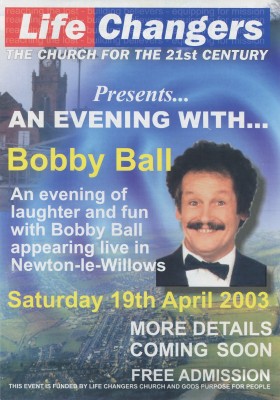 An evening with Bobby Ball flyer