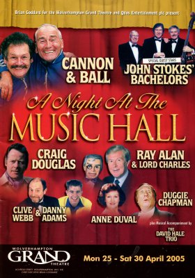 A Night at the Music Hall programme cover