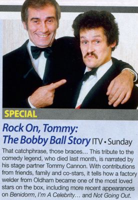 Rock on Tommy: The Bobby Ball story - Total TV guide write-up